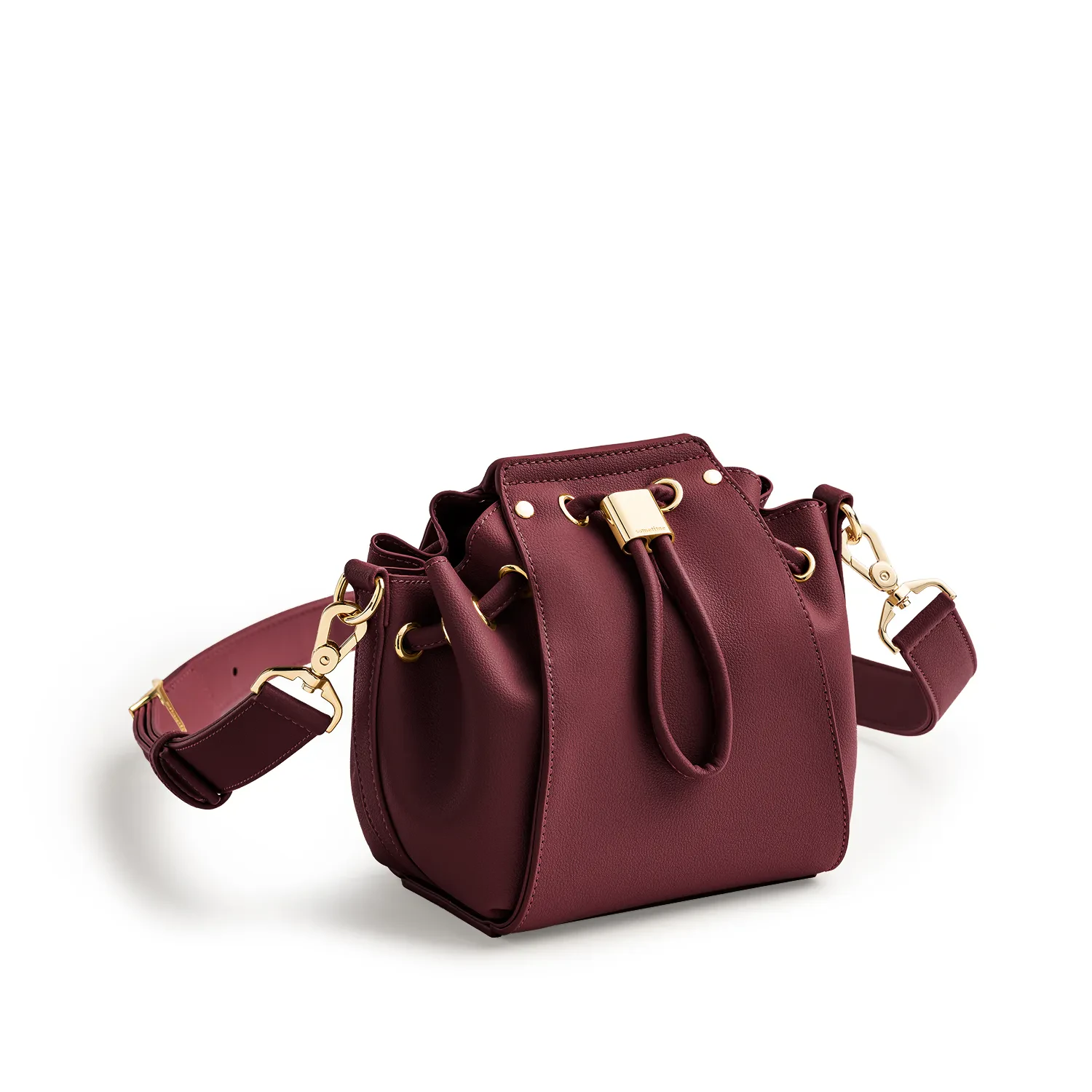 ESBUCKET MINI BUCKET BAG - BLOOD RED